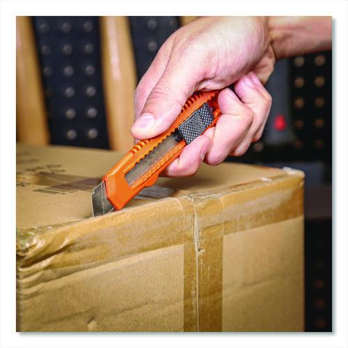 Image of Great Neck® 2SBK Snap-Off Utility Knife Set, 9 mm Knife, 18 mm Knife, Orange/Black