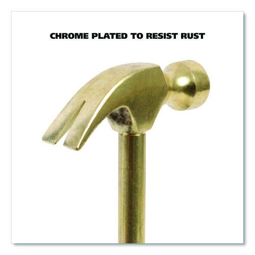 Image of Great Neck® 19006 5-in-1 Carpenter's Hammer with Nesting Handle Containing Four Screwdrivers, 6.5" Long Gold Handle