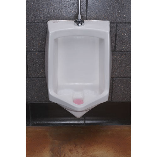 Image of Fresh Products 3PB-F-012I144M-20 Urinal Deodorizer Blocks, Cherry Scent, Red, 3 oz, 12/Box, 12 Boxes/Carton