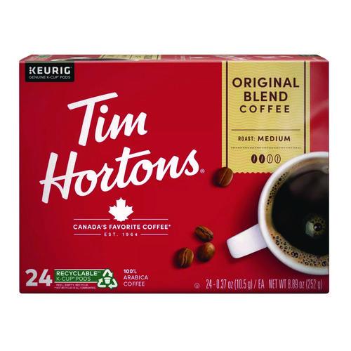 Image of Tim Hortons® 5000349628 K-Cup Pods Original Blend, 24/box