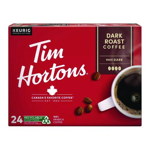 Image of Tim Hortons® 5000349248 K-Cup Pods Dark Roast, 24/box