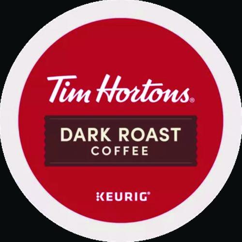 Image of Tim Hortons® 5000349248 K-Cup Pods Dark Roast, 24/box