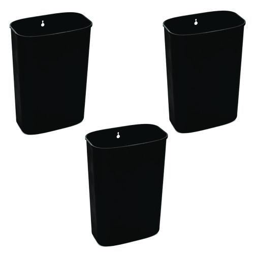 Image of Alpine Industries ALP47040LRTCO 10.5 Gallon Recycle, Trash and Compost Combo Station, Brushed Stainless Steel