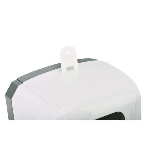 Image of Alpine Industries ALP430FS Automatic Foam Hand Sanitizer/Soap Dispenser with Floor Stand, 40 oz, 4.48 x 6 x 45, White
