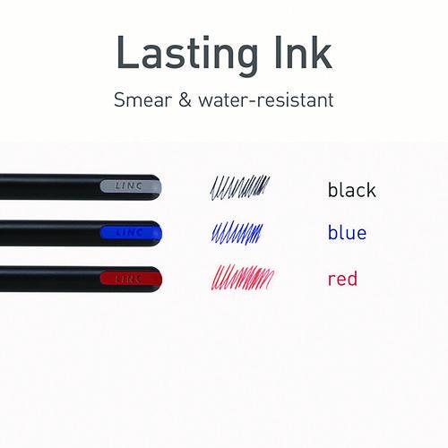 Image of TOPS PEN12126 PENTONIC Ballpoint Pen, Stick, Fine 0.7 mm, Assorted Ink Colors, Black Barrel, 25/Pack