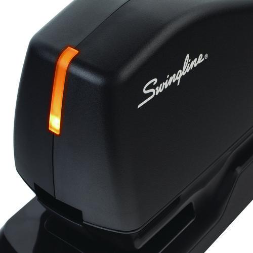 Image of Swingline® S7048209B Optima 50 Electric Stapler, 50-Sheet Capacity, Black/Orange
