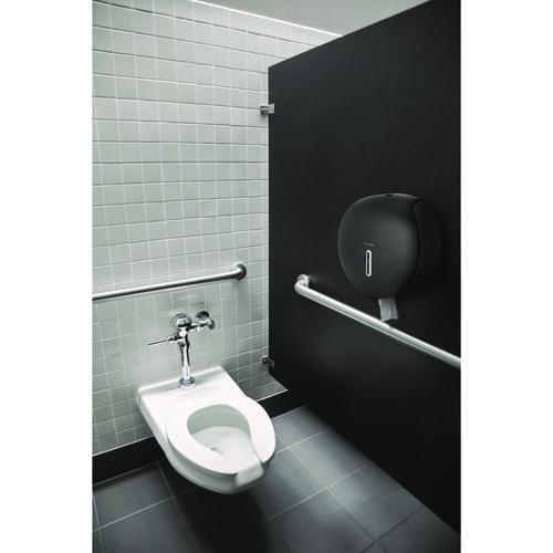 Image of Alpine Industries ALP450-GRYKIT Plastic Single Roll Jumbo Toilet Paper Dispenser, 5.3 x 11.5 x 11.7, Gray