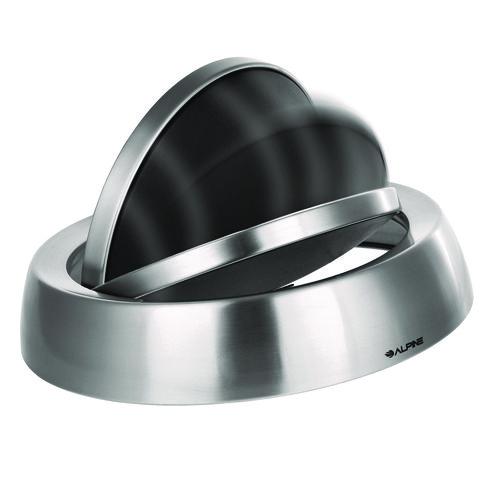 Image of Alpine Industries ALP47065L1CO 17 Gallon Stainless Steel Indoor Compost Receptacle with Swivel Lid