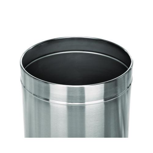 Image of Alpine Industries ALP47527MK 27 Gallon Stainless Steel Commercial Indoor Trash Can, Brushed Stainless Steel