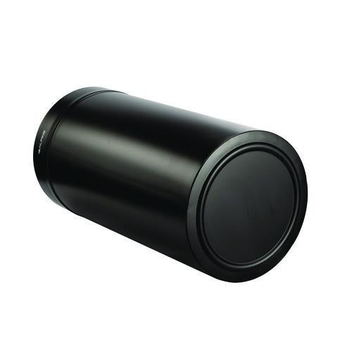 Image of Alpine Industries ALP47527BLKMK 27 Gallon Stainless Steel Commercial Indoor Trash Can, Black