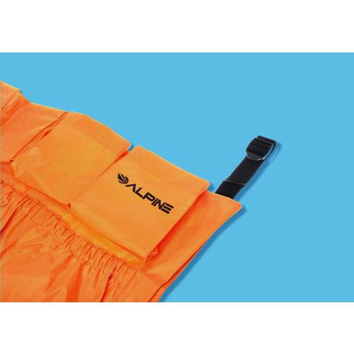 Image of Alpine Industries ALP47771MK 12-Pocket Trash Can Caddy Bag, 12 Compartments, 29 x 19.5, Orange