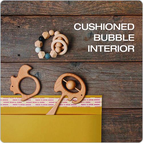 Image of Quality Park Kraft Bubble Mailers, Barrier Bubble Cushion, Redi-Seal Adhesive Closure, 8.25 x 11, Brown Kraft, 25/Pack