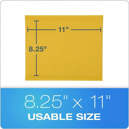 Image of Quality Park Kraft Bubble Mailers, Barrier Bubble Cushion, Redi-Seal Adhesive Closure, 8.25 x 11, Brown Kraft, 25/Pack