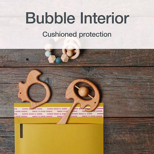 Image of Quality Park Kraft Bubble Mailers, #0, Barrier Bubble Cushion, Redi-Seal Adhesive Closure, 6 x 9, Brown Kraft, 25/Pack