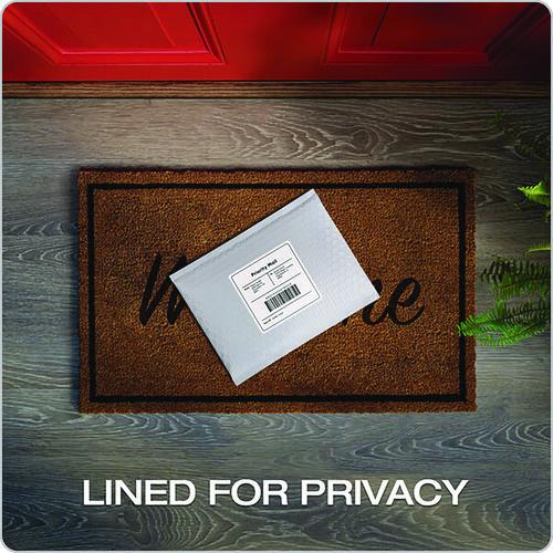 Image of Quality Park Poly Bubble Mailers, #0, Barrier Bubble Cushion, Redi-Seal Adhesive Closure, 6 x 9, White, 25/Pack