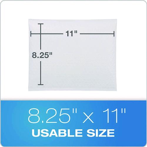 Image of Quality Park Poly Bubble Mailers, #2, Barrier Bubble Cushion, Redi-Seal Adhesive Closure, 8.25 x 11, White, 25/Pack