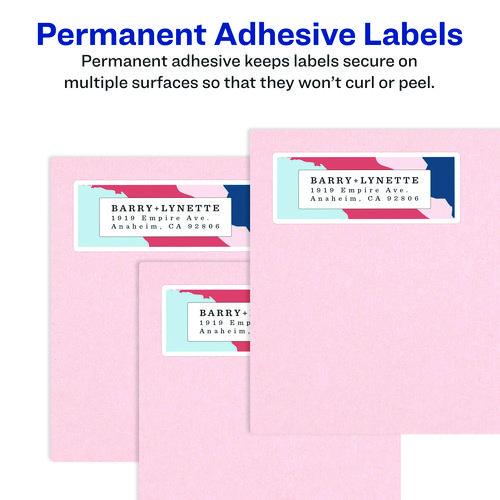 Image of Avery® 05286 Shipping Labels With Trueblock Technology, Inkjet/laser Printers, 4 X 3, White, 2/sheet, 20 Sheets/pack