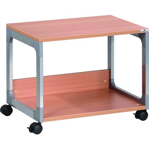 Image of Durable® 3710124 System 48 Multi-Function Trolley, Metal, 2 Shelves, 23.6 x 18.7 x 17, Beech