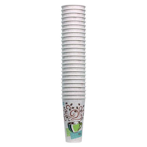 Image of Dixie® 5320CD Perfectouch Paper Hot Cups, 20 Oz, Coffee Haze Design, 25/pack