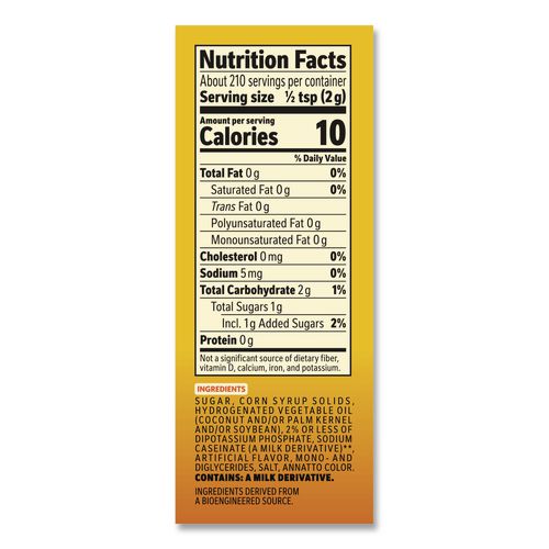 Image of Coffee mate® 12036068 Hazelnut Creamer Powder, 15 oz Canister