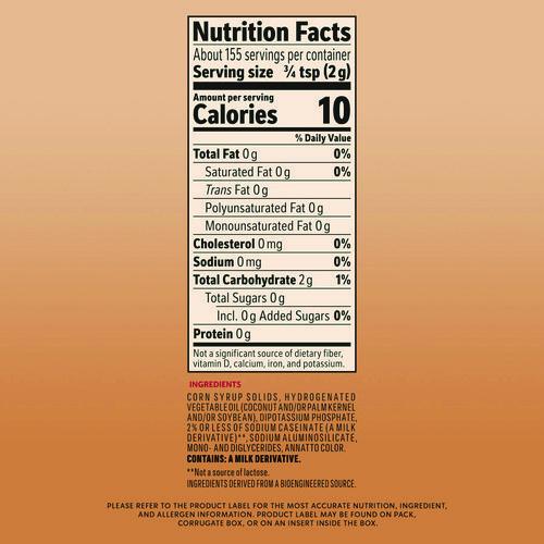 Image of Coffee mate® 12036411 Powdered Creamer, Original Lite, 11 oz Canister, 12/Carton