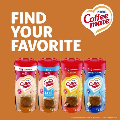 Image of Coffee mate® 12036411 Powdered Creamer, Original Lite, 11 oz Canister, 12/Carton