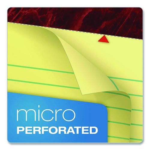 Image of Ampad® Gold Fibre Writing Pads, Wide/Legal Rule, (50) Canary Yellow 8.5 x 11 Sheets, 4/Pack