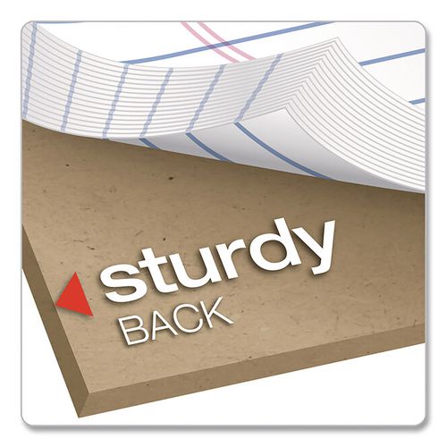 Image of Ampad® Perforated Writing Pads, Narrow Rule, (50) White 8.5 x 11 Sheets, Dozen