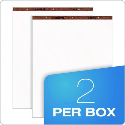 Image of TOPS 7903 Easel Pads, Unruled, (50) White 27 x 34 Sheets, 2/Carton