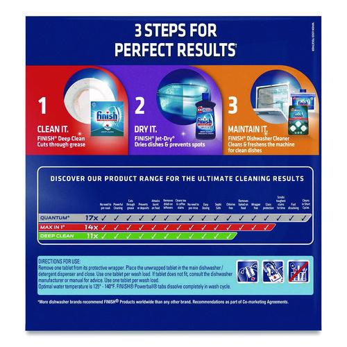 Image of FINISH® 51700-97330 Powerball Dishwasher Tabs, Fresh Scent, 94/Box, 4 Boxes/Carton