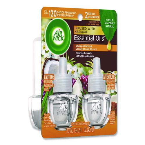 Image of Air Wick® 62338-91110 Scented Oil Refills, Paradise Retreat, 0.67 oz, 2/Pack