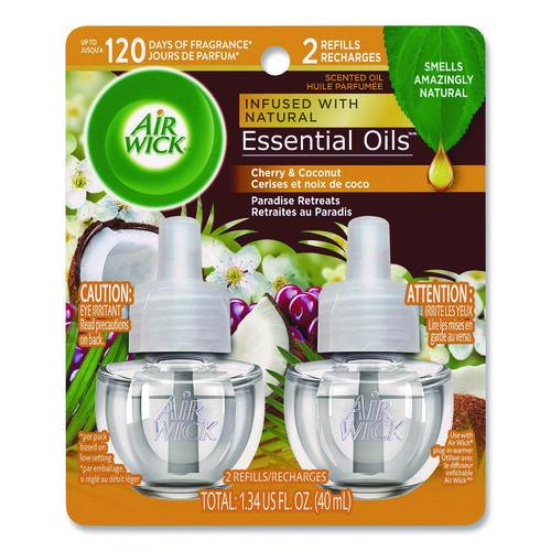 Image of Air Wick® 62338-91110 Scented Oil Refills, Paradise Retreat, 0.67 oz, 2/Pack