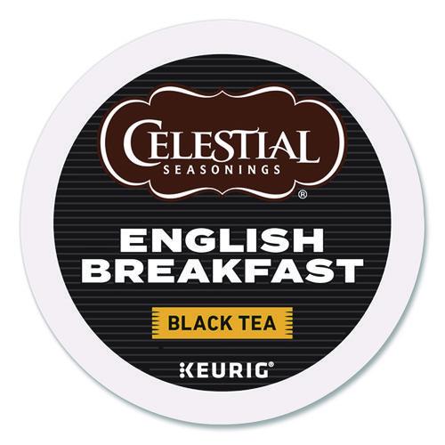 Image of Celestial Seasonings® 5000330008 English Breakfast Black Tea K-Cups, 24/box