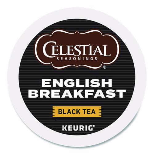 Image of Celestial Seasonings® 5000330008 English Breakfast Black Tea K-Cups, 96/carton