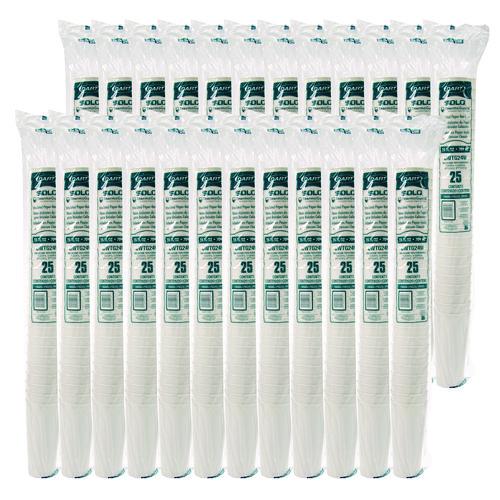 Image of SOLO® DWTG24W Thermoguard Insulated Paper Hot Cups, 24 oz, White Sustainable Forest Design, 600/Carton