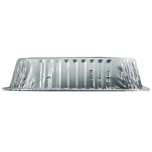 Image of HFA® 4048-35-500 8" Square Cake Pan, 7.88 x 7.88 x 1.31, Silver, Aluminum, 500/Carton