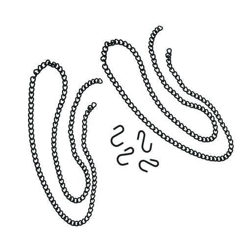 Image of Alpine Industries ALP49710MK LED Programmable Message Board Open Sign, 22 x 13, Black Frame, Blue/Red Graphics