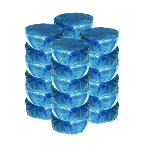 Image of Fresh Products DIB-F-024I072M-00 Drop-In Tank Non-Para Cleaner Block, Unscented, Blue, 24/box, 3 Boxes/carton