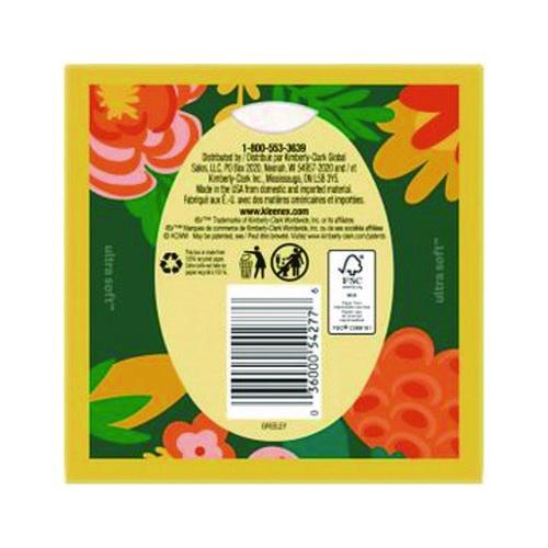 Image of Kleenex® 54278 Ultra Soft Facial Tissue, 3-Ply, White, 60 Sheets/Box, 18 Boxes/Carton