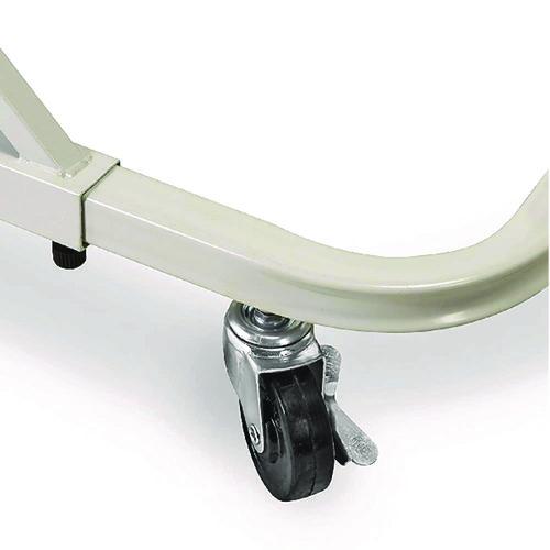 Image of AdirOffice 613KIT1 Blueprint Storage Cabinet Rolling Stand, Assorted Document Sizes Accommodated, 27" x 28.5" to 46.5" x 46" to 66", Gray