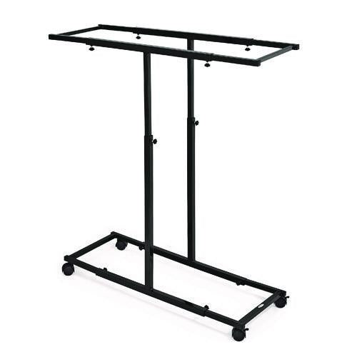 Image of AdirOffice ADI614BLKMK Blueprint Storage Cabinet Steel Vertical Plan Center, Assorted Document Sizes,15" x 27" to 47.25" x 32.5" to 57", Black