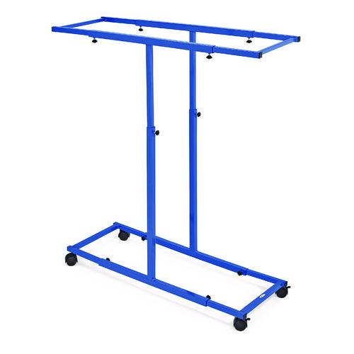 Image of AdirOffice ADI614BLUMK Blueprint Storage Cabinet Steel Vertical Plan Center, Assorted Document Sizes, 15" x 27" to 47.25" x 32.5" to 57", Blue