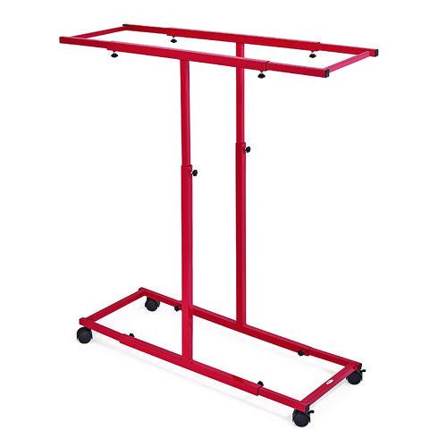 Image of AdirOffice ADI614REDMK Blueprint Storage Cabinet Steel Vertical Plan Center, Assorted Document Sizes, 15" x 27" to 47.25" x 32.5" to 57", Red
