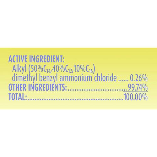 Image of LYSOL® Brand 19200-81700 Dual Action Disinfecting Wipes, 1-Ply, 7 x 7.25, Citrus, White/Purple, 75/Canister, 6 Canisters/Carton