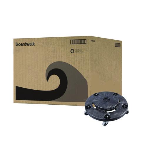 Image of Boardwalk® 3485200 Refuse Container Utility Dolly, 300 lb Capacity, 18.25" Diameter, Gray