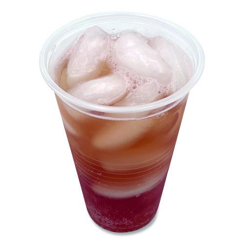 Image of BoardwalkÂ® Translucent Plastic Cold Cups, 20 oz, Clear, 1,000/Carton