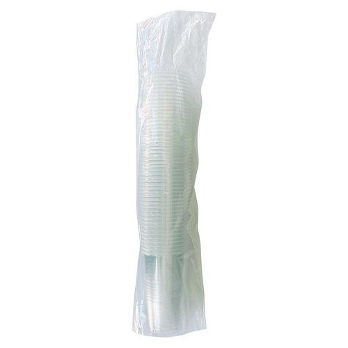 Image of Boardwalk® BWKTRANSCUP20PK Translucent Plastic Cold Cups, 20 oz, Clear, 50/Pack