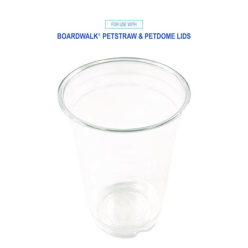 Image of Boardwalk® BWKPET14PK Clear Plastic PET Cups, 14 oz, 50/Pack
