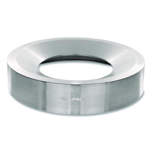 Image of Alpine Industries ALP47527CO 27 Gallon Stainless Steel Compost Can, Brushed Stainless Steel