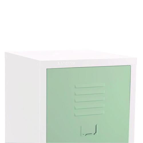 Image of AdirOffice ADI62901MGRN Steel Storage Locker, 1 Compartment, 15 x 15 x 48, Misty Green